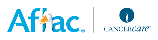 Aflac & CancerCare logo lockup